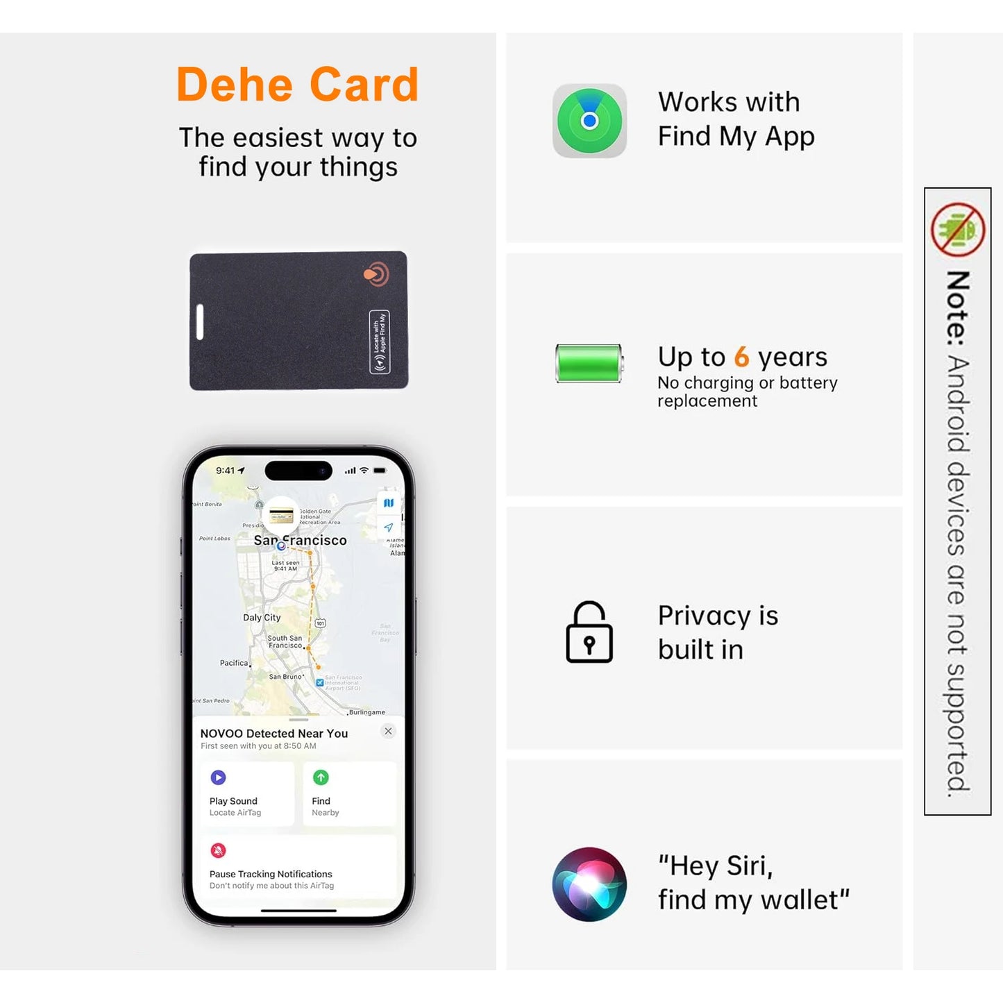 Tracking Card for iOS